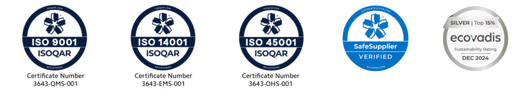 Iso Certificates, Safe Supplier & Ecovadis